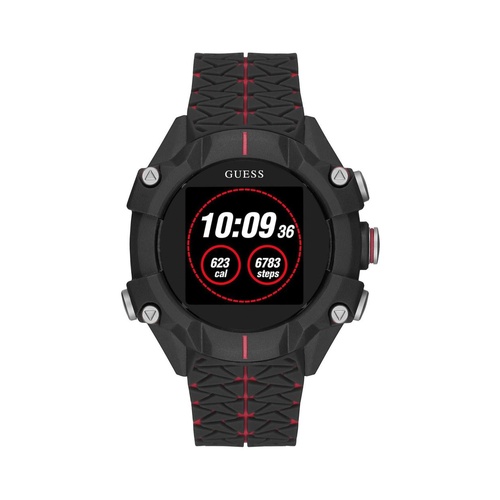 Guess Men's Black Resin Watch - One Size - Main Image