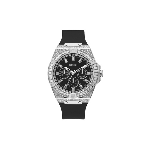 Guess Men's Black Silicone Watch - One Size - Main Image