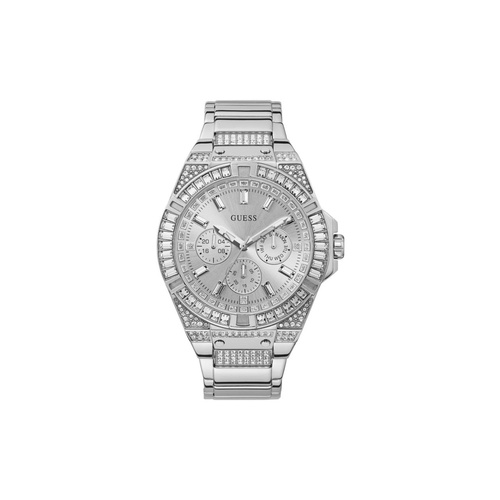 Guess Men's Silver Stainless Steel Watch - One Size - Main Image