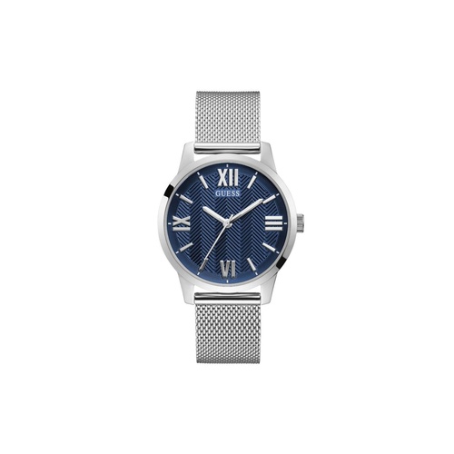 Guess Men's Silver Stainless Steel Watch - One Size - Main Image