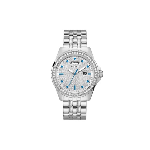Guess Women's Silver Stainless Steel Watch - One Size - Main Image