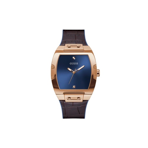 Guess Men's Brown Silicone Watch - One Size - Main Image