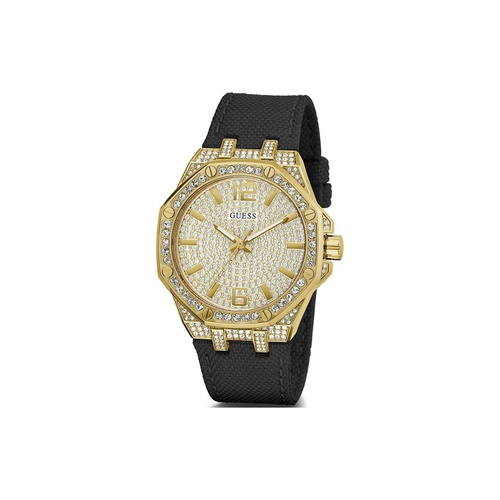 Guess Women's Black Fabric Watch - One Size - Main Image