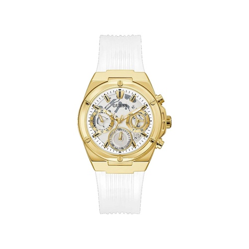Guess Women's White Rubber Watch - One Size - Main Image