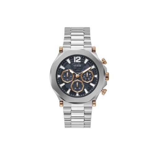 Guess Men's Gray Stainless Steel Stainless Steel Watch - One Size - Main Image