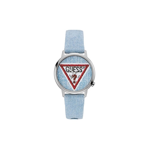 Guess Women's Blue Textile Watch - One Size - Main Image