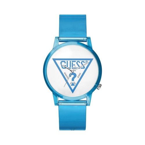 Guess Men's Blue Silicone Watch - One Size - Main Image