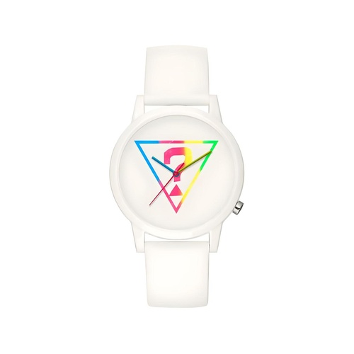 Guess Women's White Silicone Watch - One Size - Main Image