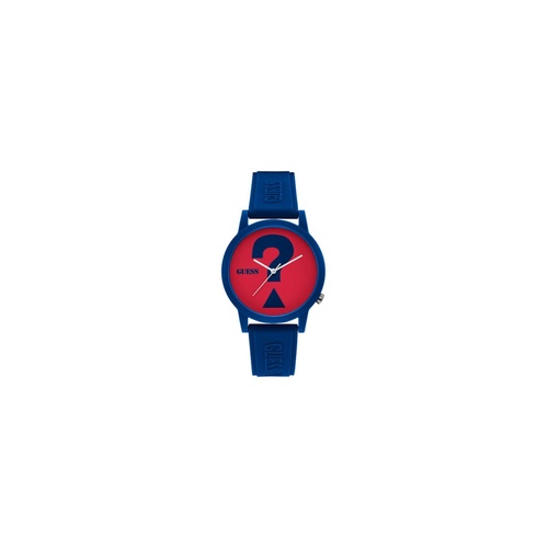 Guess Unisex's Blue Resin Watch - One Size - Main Image