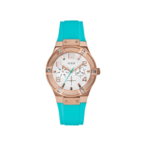 Guess Women's Blue Silicone Watch - One Size - Main Image