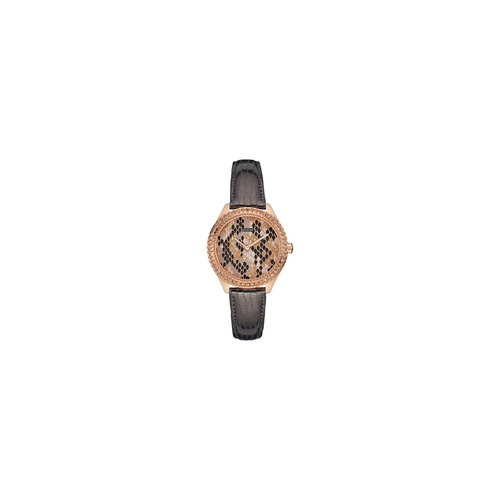 Guess Women's Gray Leather Watch - One Size - Main Image
