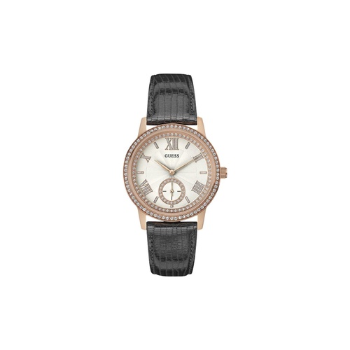 Guess Women's Gray Leather Watch - One Size - Main Image