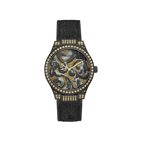 Guess Women's Black Textile Watch - One Size - Main Image