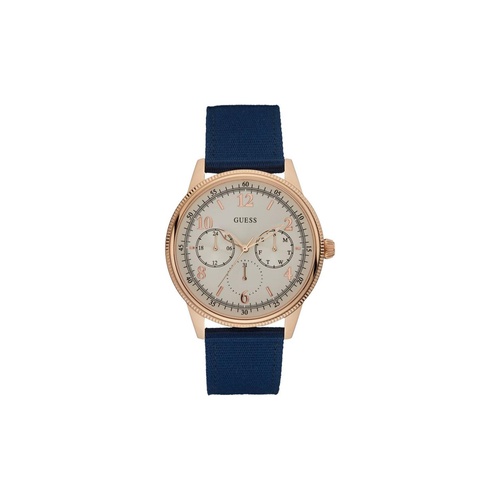 Guess Men's Blue Nylon Watch - One Size - Main Image
