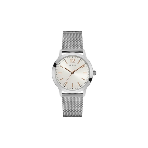 Guess Men's Silver Steel Watch - One Size - Main Image