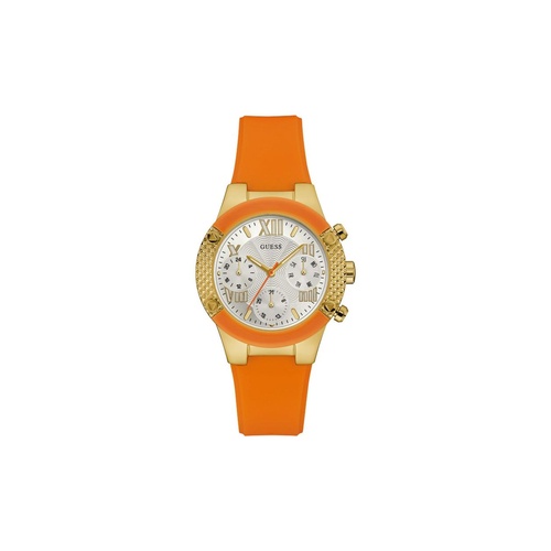 Guess Women's Orange Silicone Watch - One Size - Main Image