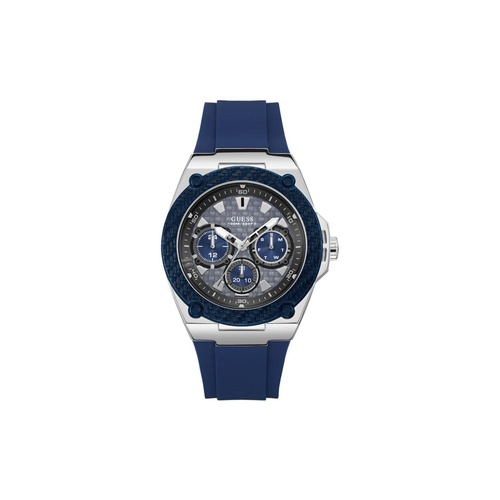 Guess Men's Blue Silicone Watch - One Size - Main Image