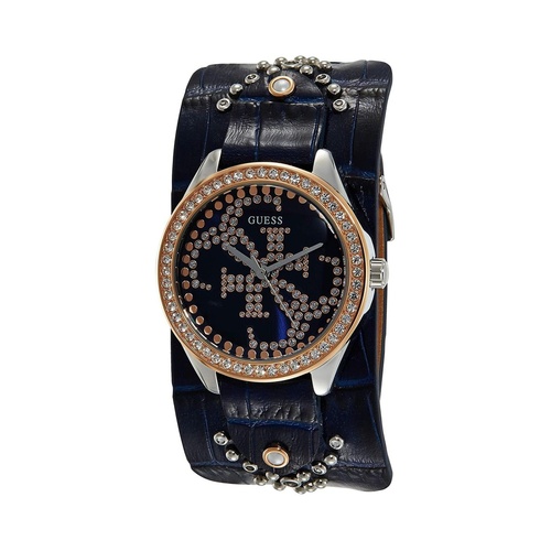 Guess Women's Blue Leather Watch - One Size - Main Image