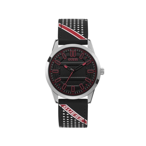 Guess Men's Black Silicone Watch - One Size - Main Image