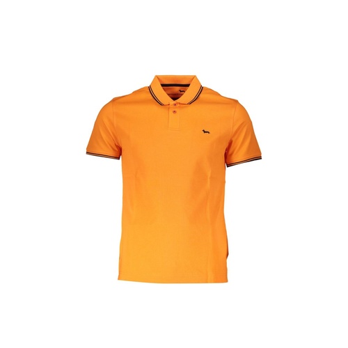 Harmont & Blaine Men's Orange Cotton Polo Shirt - M - Main Image