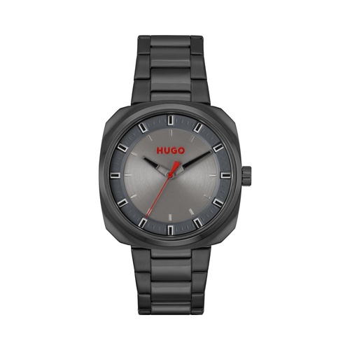 Hugo Boss Men's Gray Stainless Steel Watch - One Size - Main Image
