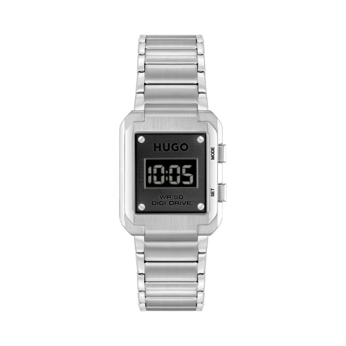 Hugo Boss Unisex's Silver Stainless Steel Stainless Steel Watch - One Size - Main Image