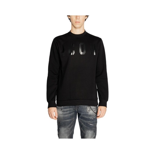 Icon Men's Black Cotton Sweater - 42 IT - Main Image