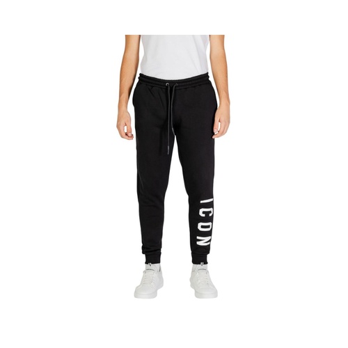 Icon Men's Black And White Cotton Jeans & Pant - 42 IT - Main Image