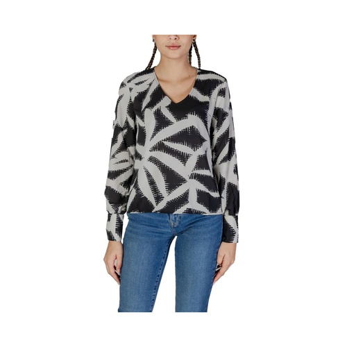 Jacqueline De Yong Women's Black Recycled Polyester Shirt - 42 IT - Main Image