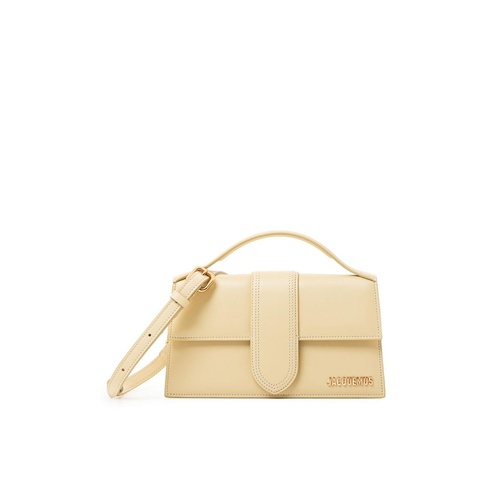 Jacquemus Women's Yellow Leather Shoulder Bag - One Size - Main Image