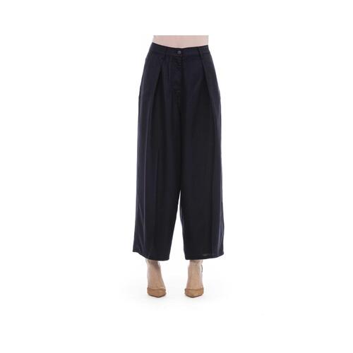 Jacob Cohen Women's Elegant Black Cotton Trousers with Pockets - W27 US - Main Image