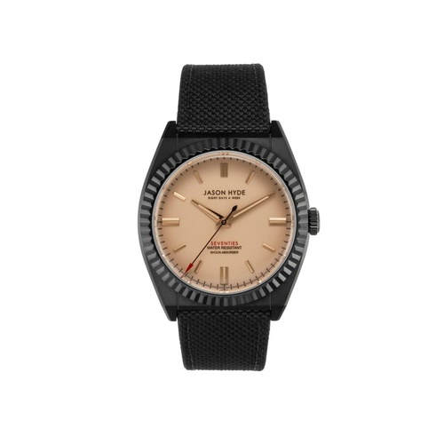 Jason Hyde Men's Black Textile Watch - One Size - Main Image