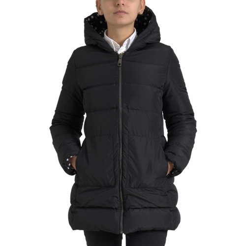 Dolce & Gabbana Women's Elegant Full Zip Black Hooded Jacket - 40 IT - Main Image