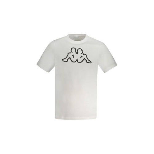 Kappa Men's White Cotton T-Shirt - S - Main Image