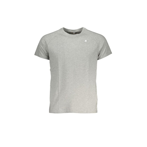 K-WAY Men's Gray Cotton T-Shirt - 2XL - Main Image