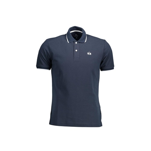La Martina Men's Elegant Contrasting Detail Polo Shirt - XL - Main Image