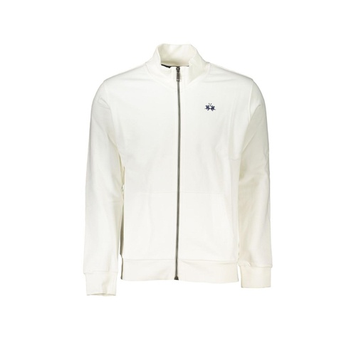 La Martina Men's White Cotton Sweater - L - Main Image