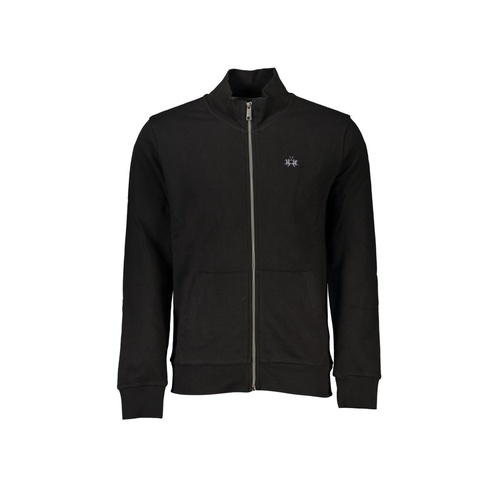 La Martina Men's Black Cotton Sweater - M - Main Image