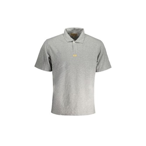 La Martina Men's Gray Cotton Polo Shirt - M - Main Image