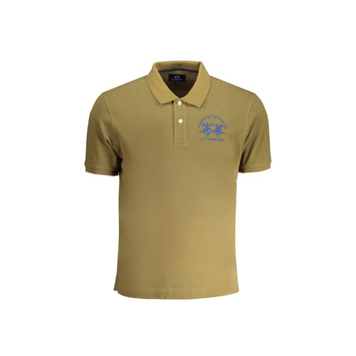 La Martina Men's Green Cotton Polo Shirt - 2XL - Main Image
