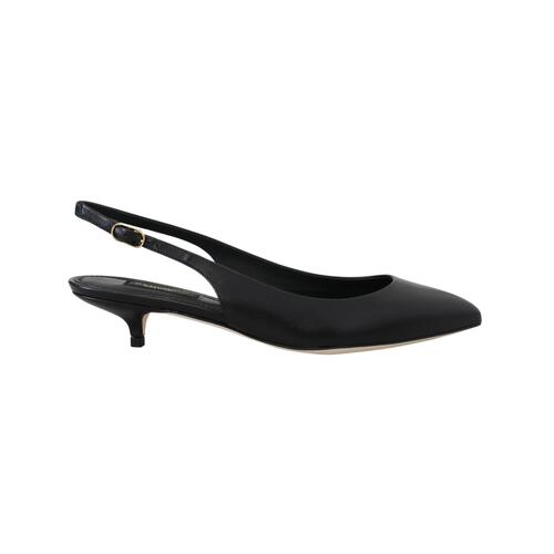 Slingbacks Heels Pumps with Buckle Closure and Logo Details 36.5 EU Women - Main Image