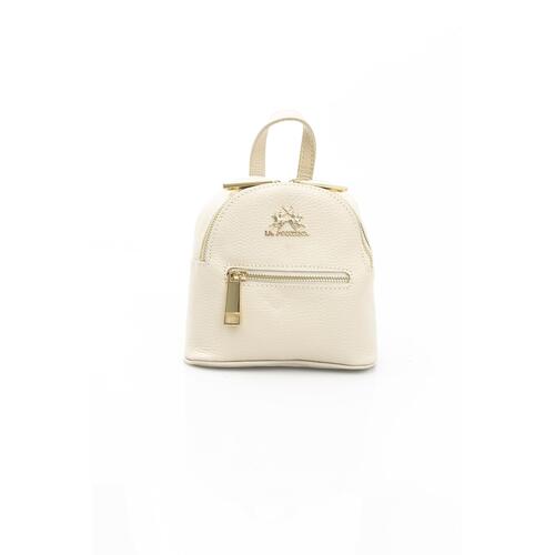 Leather Bag with Adjustable Shoulder Strap and Zip Closure One Size Men - Main Image