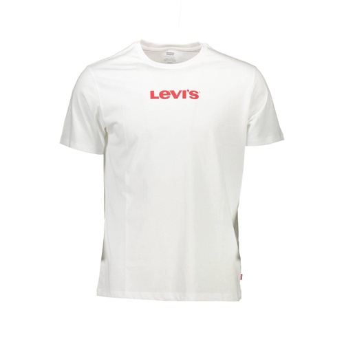 Levi's Men's Crisp White Crew Neck Cotton Tee - 2XL - Main Image