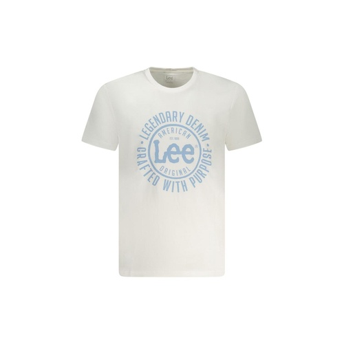 Lee Men's White Cotton  T-Shirt - XL - Main Image