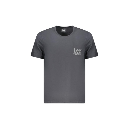 Lee Men's Black Cotton  T-Shirt - 2XL - Main Image