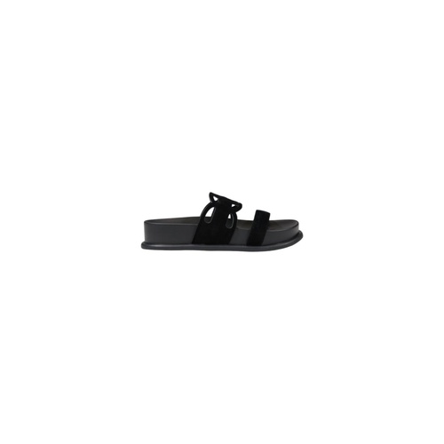 Liu Jo Women's Black Leather Sandal - 38 EU - Main Image