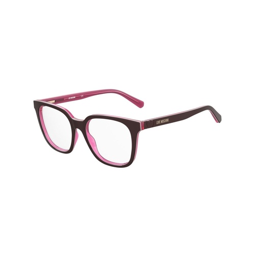 Love Moschino Women's Burgundy Acetate Frames - One Size - Main Image