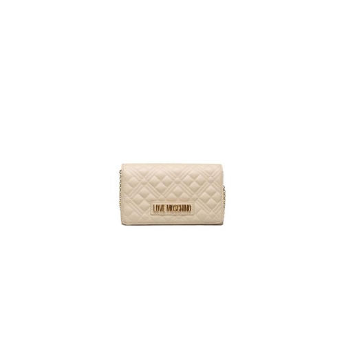 Love Moschino Women's Beige Polyethylene Crossbody Bag - One Size - Main Image