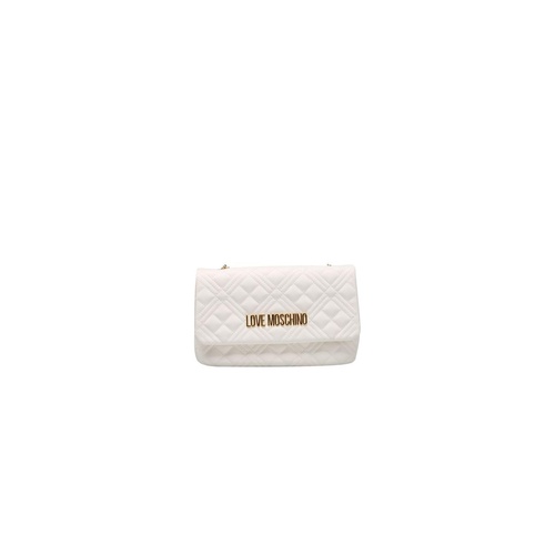 Love Moschino Women's White Polyethylene Crossbody Bag - One Size - Main Image