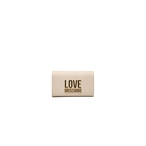 Love Moschino Women's Beige Polyethylene Crossbody Bag - One Size - Main Image